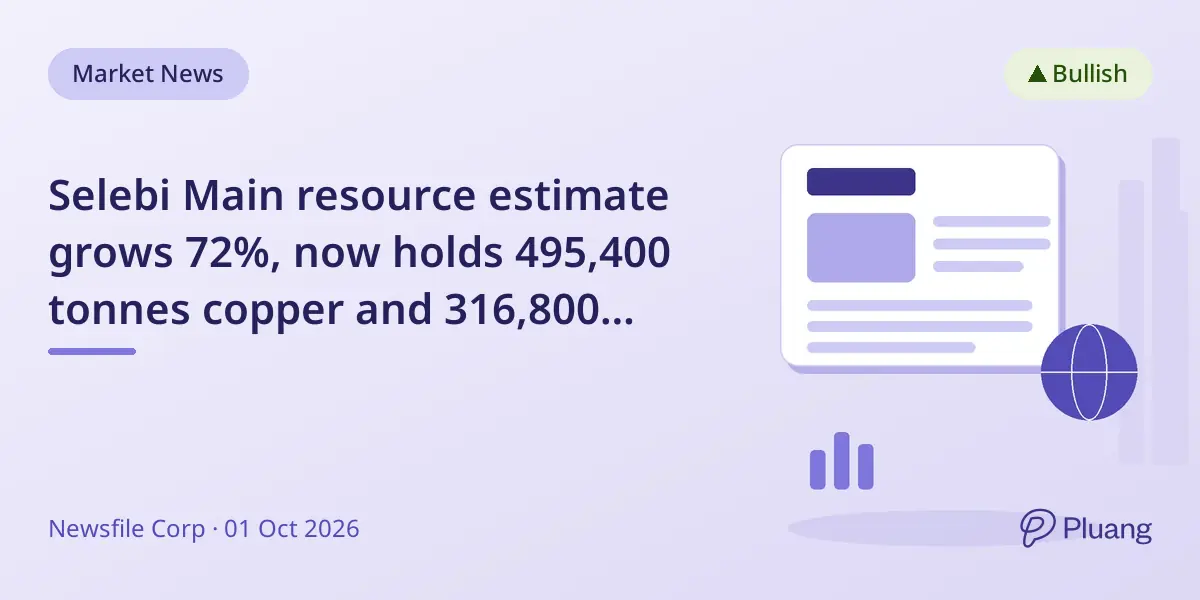 Selebi Main resource estimate grows 72%, now holds 495,400 tonnes copper and 316,800 tonnes nickel