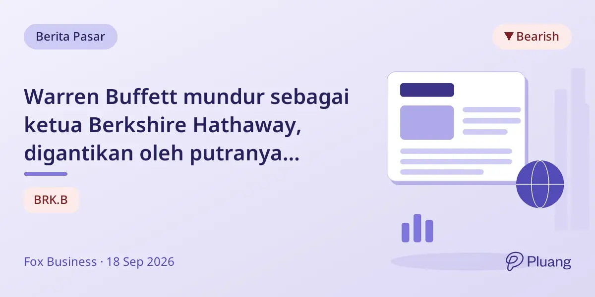 Warren Buffett mundur sebagai ketua Berkshire Hathaway, digantikan oleh putranya Howard Buffett.