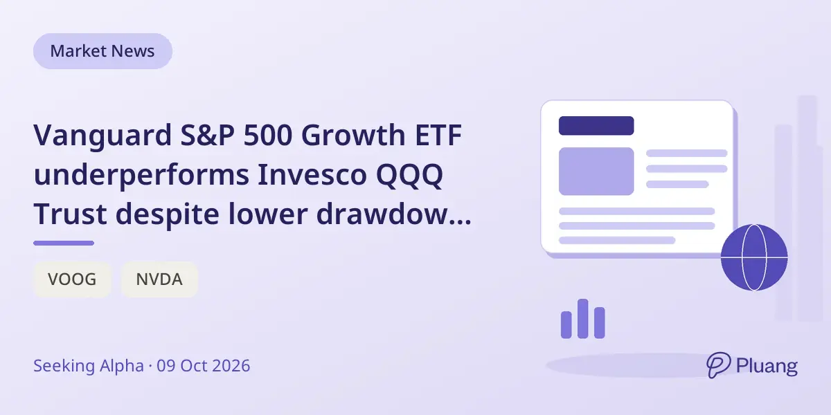 Vanguard S&P 500 Growth ETF underperforms Invesco QQQ Trust despite lower drawdowns and expenses.