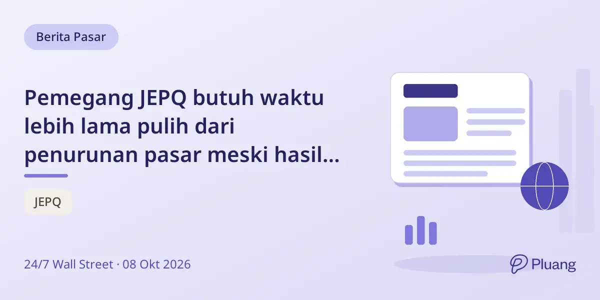 Pemegang JEPQ butuh waktu lebih lama pulih dari penurunan pasar meski hasil 11%.