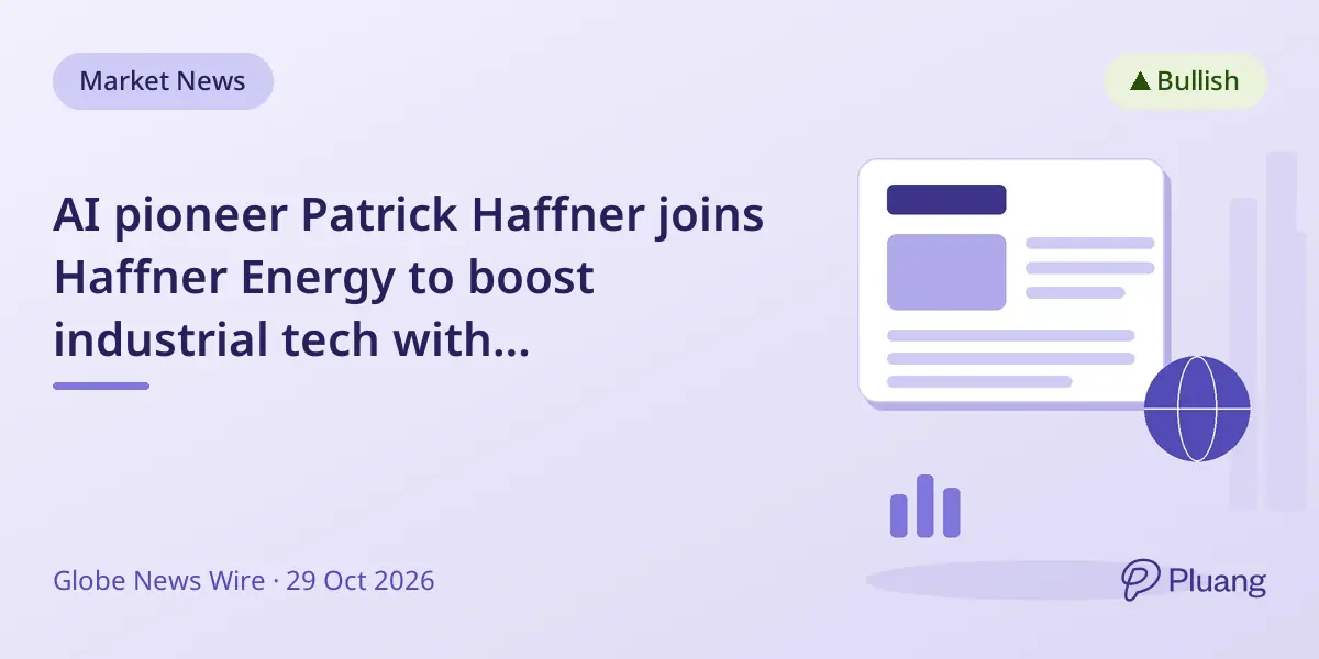 AI pioneer Patrick Haffner joins Haffner Energy to boost industrial tech with human-in-the-loop AI.