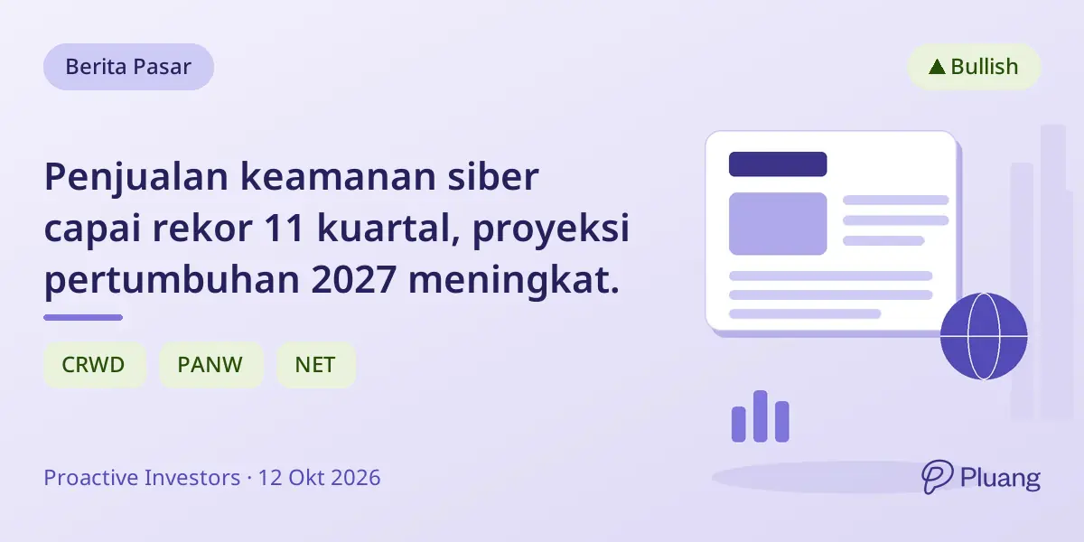 Penjualan keamanan siber capai rekor 11 kuartal, proyeksi pertumbuhan 2027 meningkat.