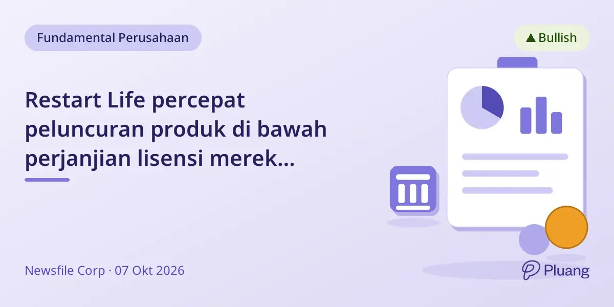 Restart Life percepat peluncuran produk di bawah perjanjian lisensi merek eksklusif.