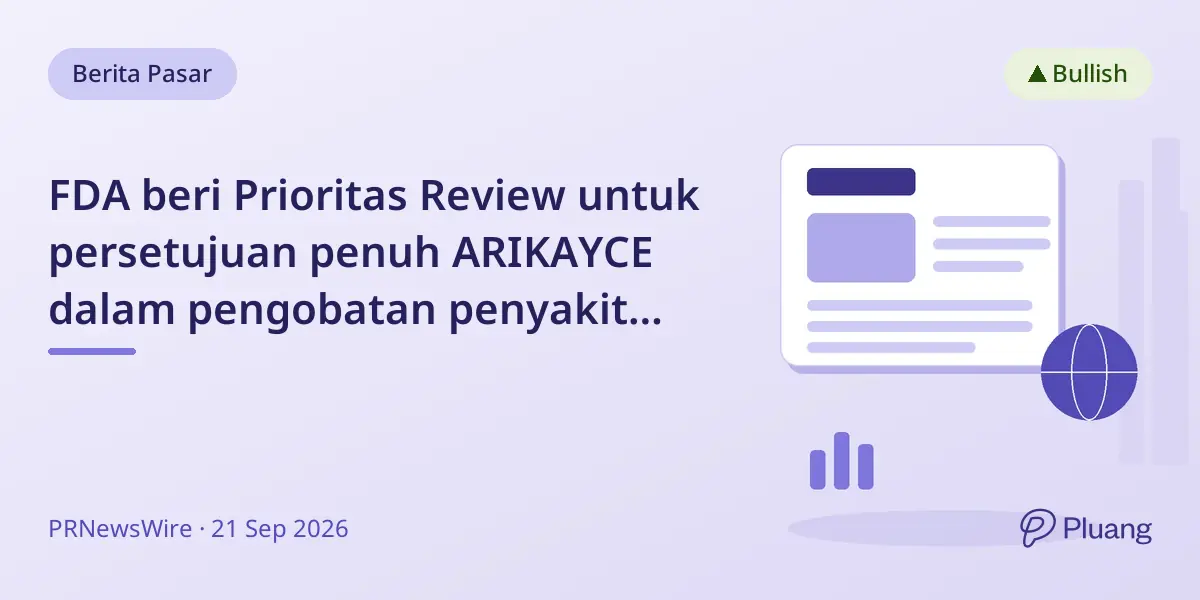 FDA beri Prioritas Review untuk persetujuan penuh ARIKAYCE dalam pengobatan penyakit paru MAC