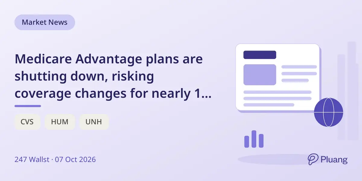 Medicare Advantage plans are shutting down, risking coverage changes for nearly 1M members.