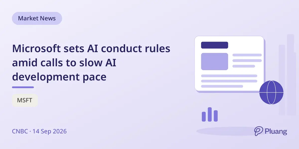 Microsoft sets AI conduct rules amid calls to slow AI development pace
