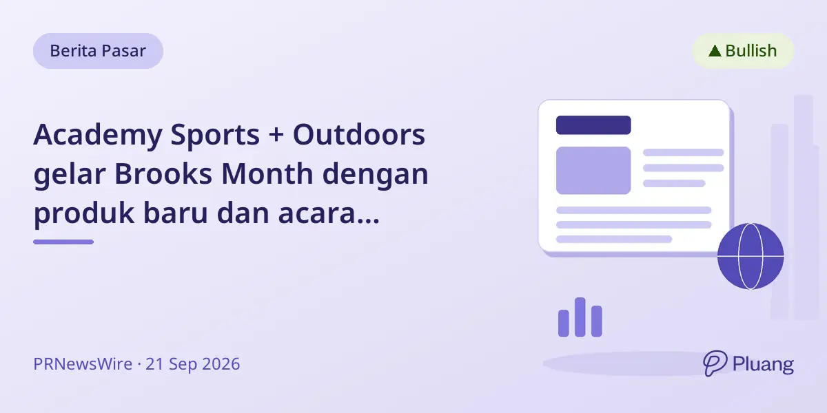 Academy Sports + Outdoors gelar Brooks Month dengan produk baru dan acara komunitas lari.