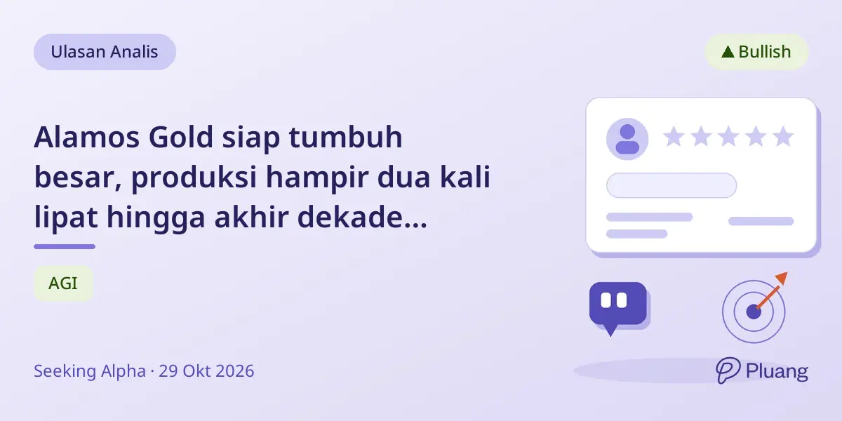 Alamos Gold siap tumbuh besar, produksi hampir dua kali lipat hingga akhir dekade meski ada hambatan.
