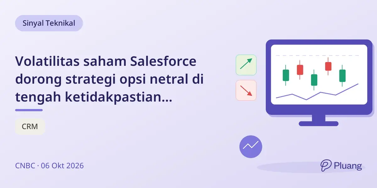 Volatilitas saham Salesforce dorong strategi opsi netral di tengah ketidakpastian pertumbuhan AI.