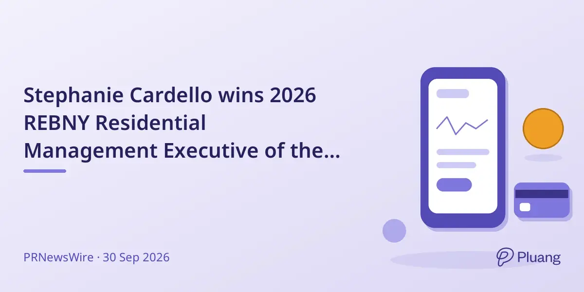 Stephanie Cardello wins 2026 REBNY Residential Management Executive of the Year award