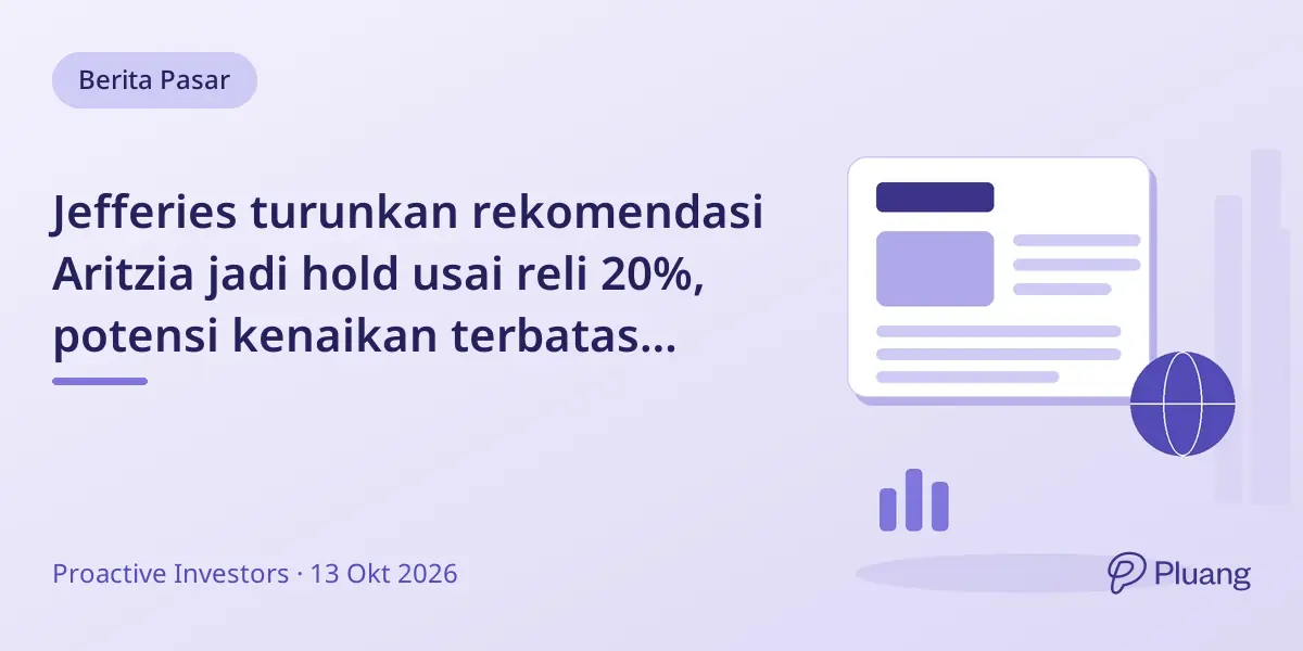 Jefferies turunkan rekomendasi Aritzia jadi hold usai reli 20%, potensi kenaikan terbatas meski hasil Q2 kuat.