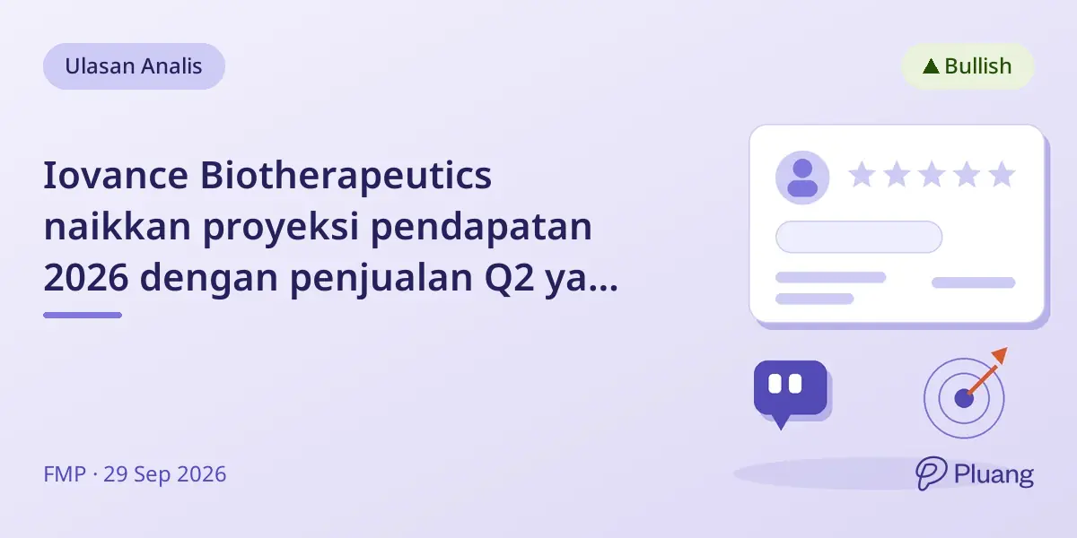 Iovance Biotherapeutics naikkan proyeksi pendapatan 2026 dengan penjualan Q2 yang kuat dan optimisme analis.