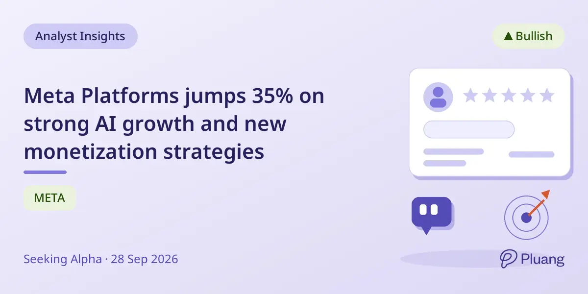 Meta Platforms jumps 35% on strong AI growth and new monetization strategies