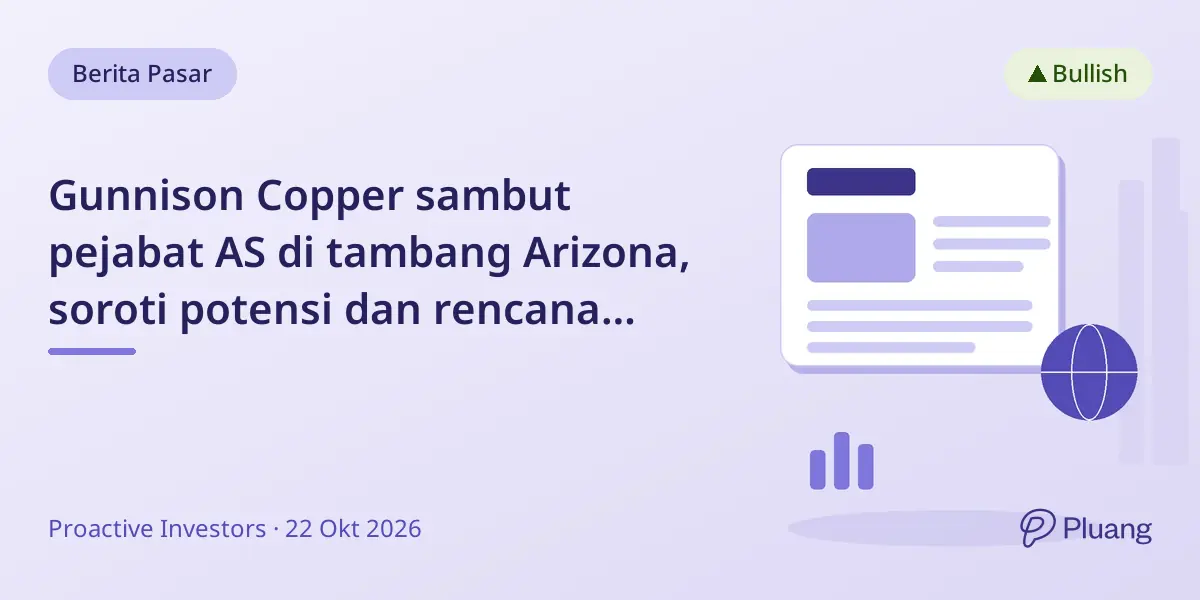 Gunnison Copper sambut pejabat AS di tambang Arizona, soroti potensi dan rencana listing NYSE.