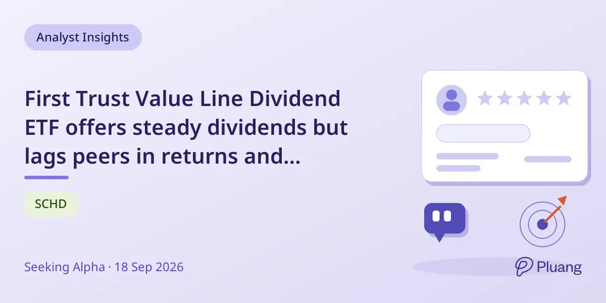 First Trust Value Line Dividend ETF offers steady dividends but lags peers in returns and recovery speed.