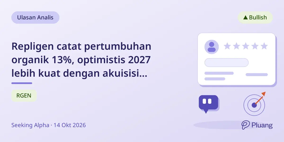 Repligen catat pertumbuhan organik 13%, optimistis 2027 lebih kuat dengan akuisisi BioLife yang tingkatkan margin