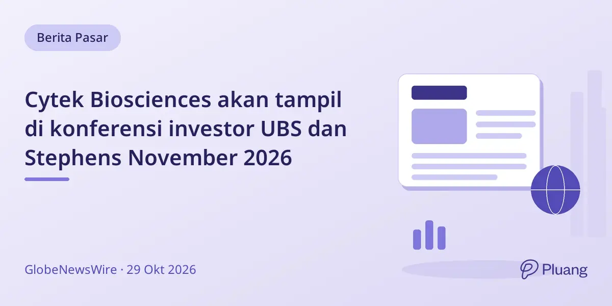 Cytek Biosciences akan tampil di konferensi investor UBS dan Stephens November 2026