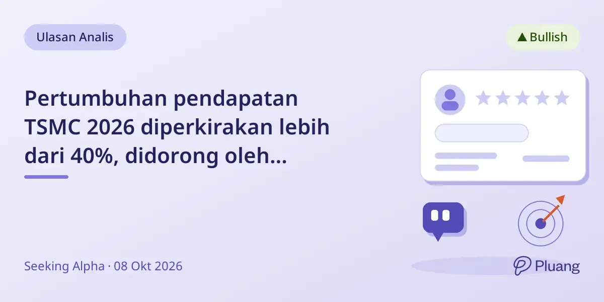 Pertumbuhan pendapatan TSMC 2026 diperkirakan lebih dari 40%, didorong oleh permintaan HPC dan akselerator AI.
