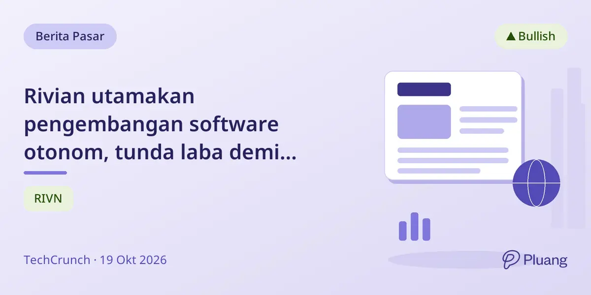 Rivian utamakan pengembangan software otonom, tunda laba demi inovasi desain EV masa depan.