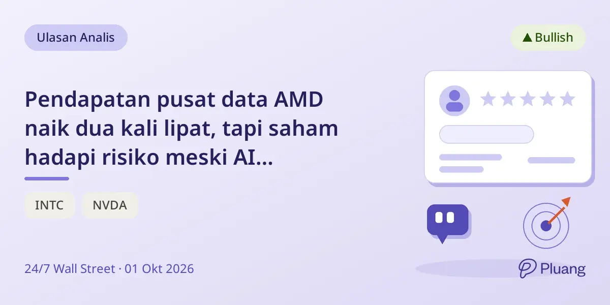 Pendapatan pusat data AMD naik dua kali lipat, tapi saham hadapi risiko meski AI berkembang pesat.