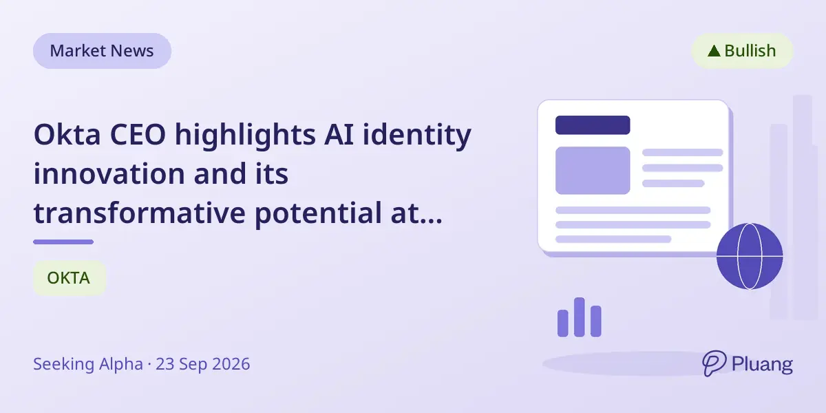 Okta CEO highlights AI identity innovation and its transformative potential at Oktane 2026.