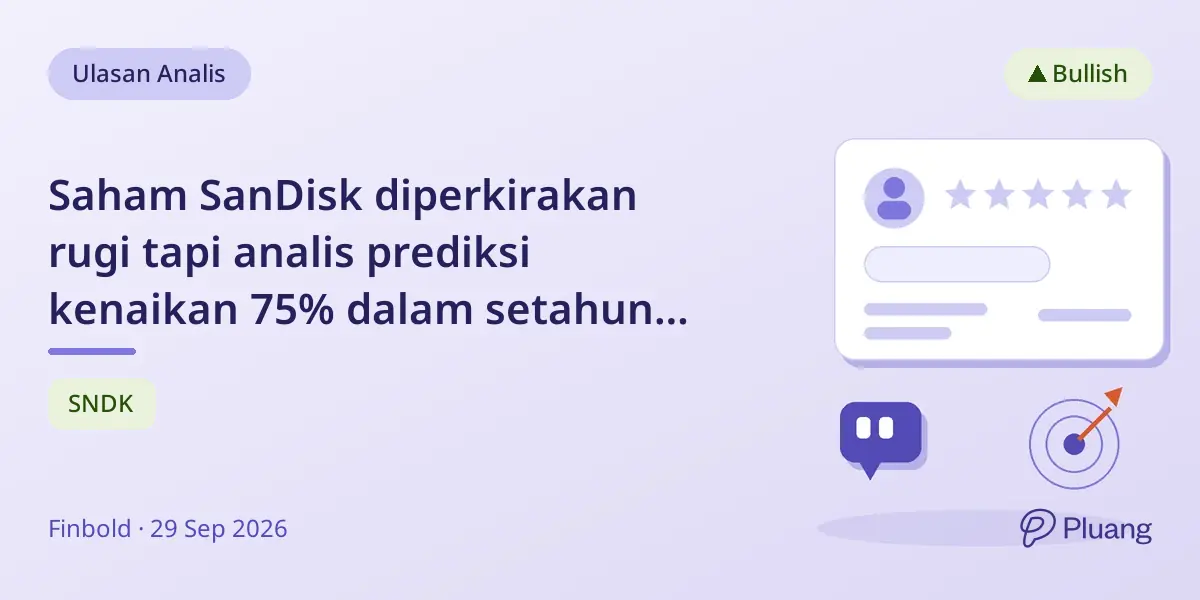 Saham SanDisk diperkirakan rugi tapi analis prediksi kenaikan 75% dalam setahun berkat kontrak baru.