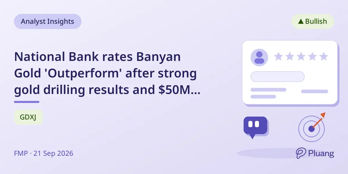 National Bank rates Banyan Gold 'Outperform' after strong gold drilling results and $50M raise