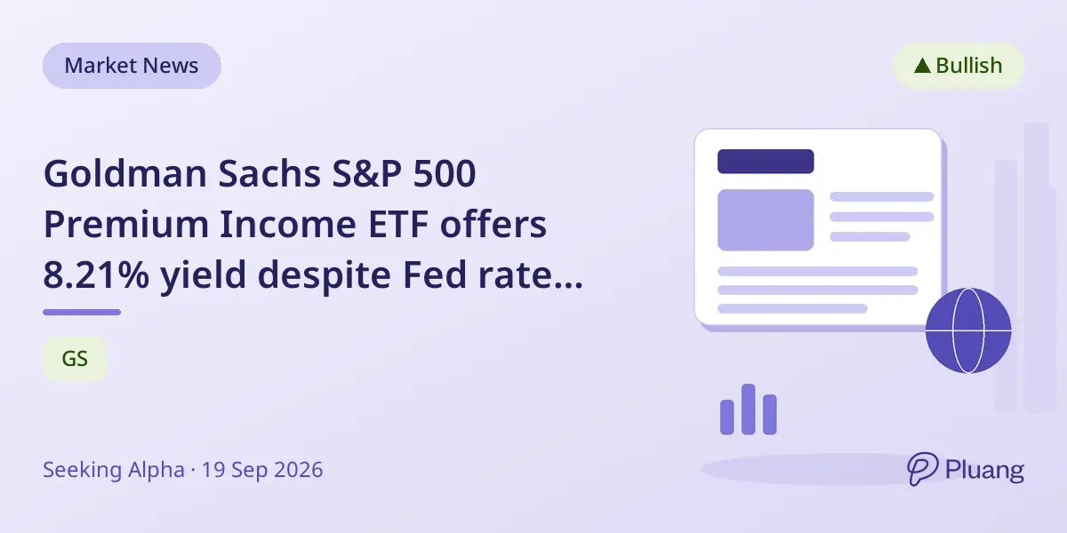 Goldman Sachs S&P 500 Premium Income ETF offers 8.21% yield despite Fed rate hikes, showing strong income growth and market leadership.