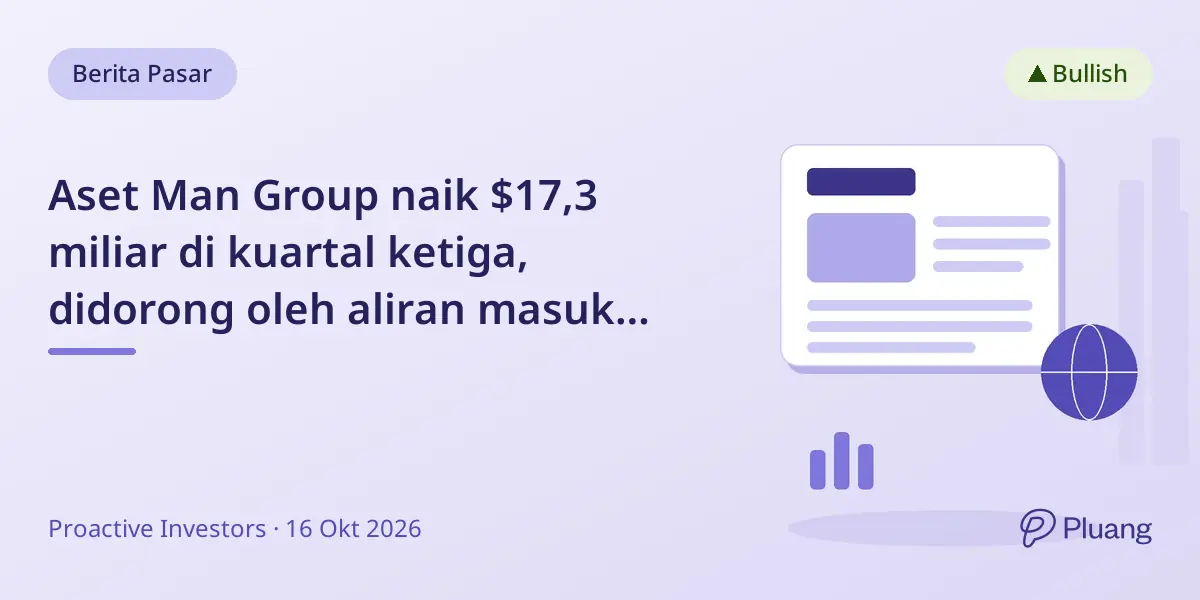 Aset Man Group naik $17,3 miliar di kuartal ketiga, didorong oleh aliran masuk bersih $10,1 miliar dan keuntungan investasi.
