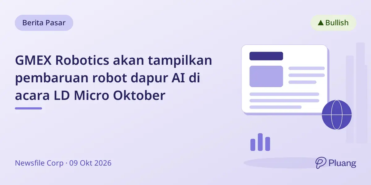 GMEX Robotics akan tampilkan pembaruan robot dapur AI di acara LD Micro Oktober