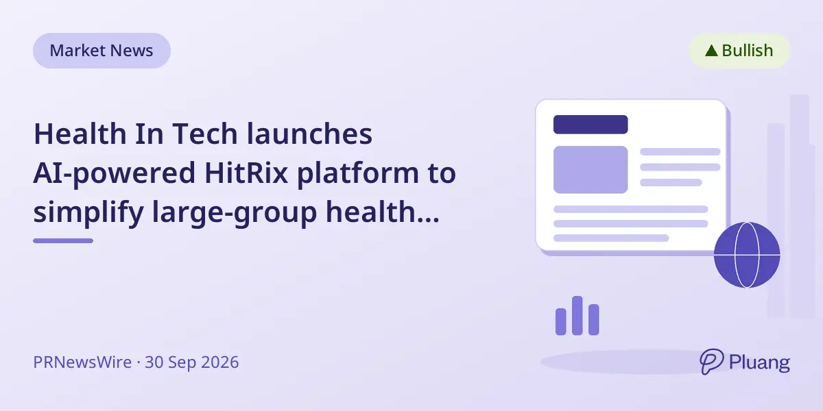 Health In Tech launches AI-powered HitRix platform to simplify large-group health insurance submissions.