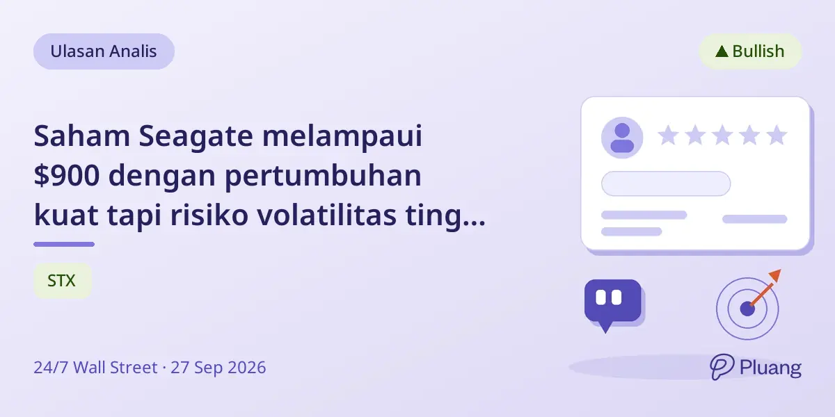 Saham Seagate melampaui $900 dengan pertumbuhan kuat tapi risiko volatilitas tinggi menjelang laporan keuangan.