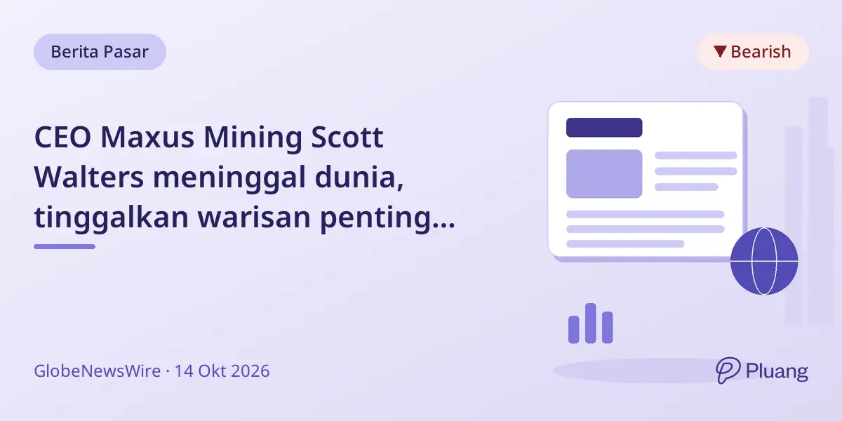 CEO Maxus Mining Scott Walters meninggal dunia, tinggalkan warisan penting bagi perusahaan.