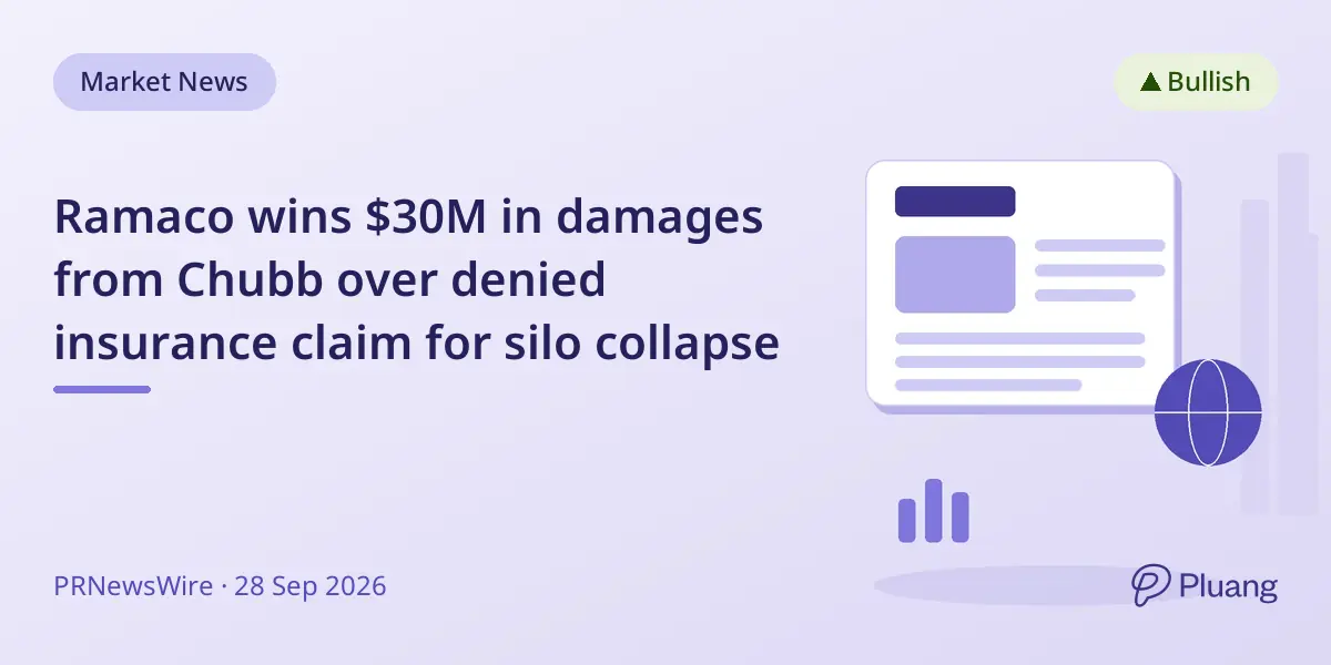 Ramaco wins $30M in damages from Chubb over denied insurance claim for silo collapse