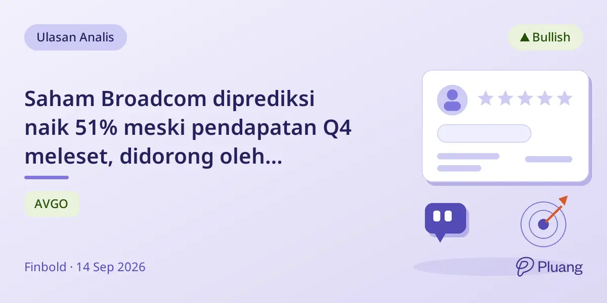 Saham Broadcom diprediksi naik 51% meski pendapatan Q4 meleset, didorong oleh pertumbuhan AI dan kontrak besar