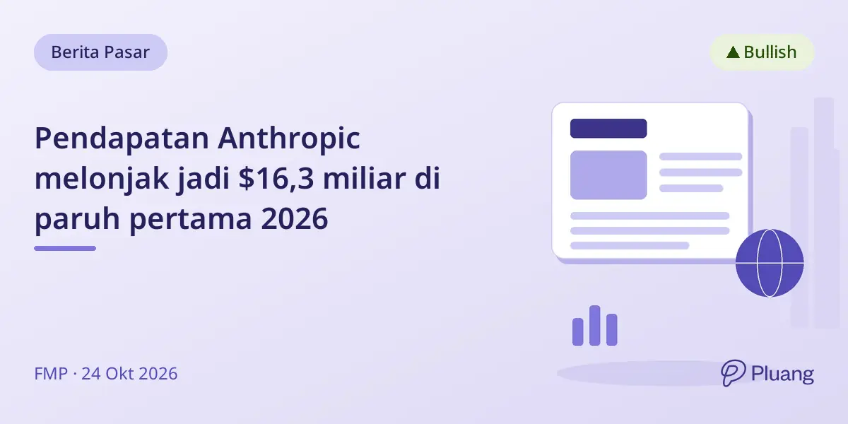 Pendapatan Anthropic melonjak jadi $16,3 miliar di paruh pertama 2026