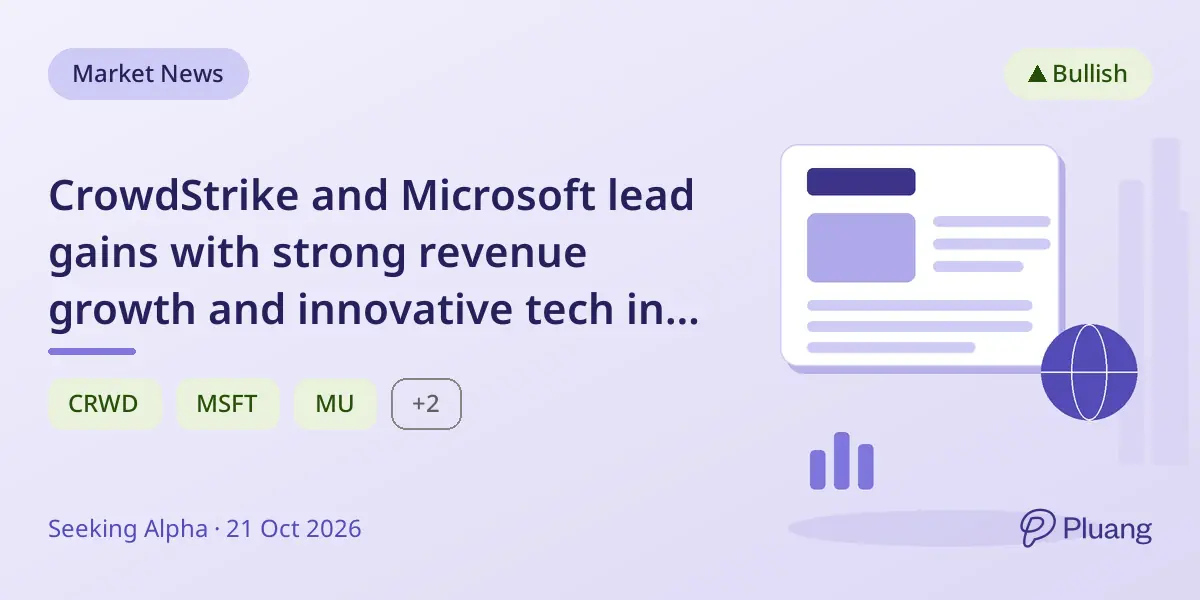 CrowdStrike and Microsoft lead gains with strong revenue growth and innovative tech in Q3 2026