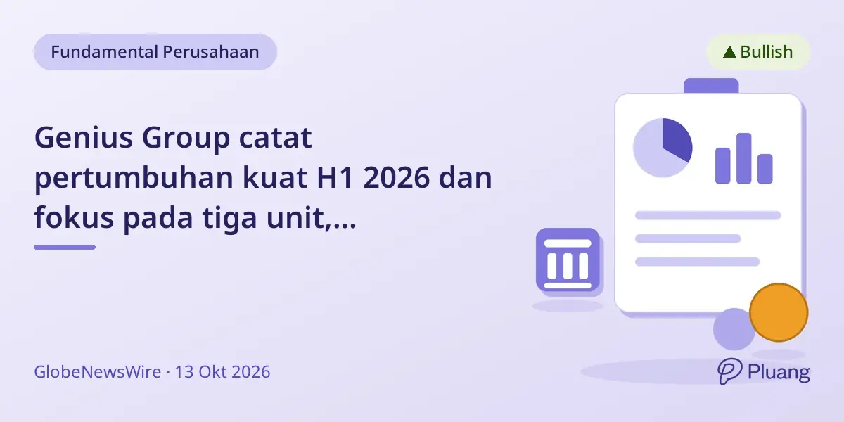 Genius Group catat pertumbuhan kuat H1 2026 dan fokus pada tiga unit, rencanakan peluncuran aset digital H2 2026