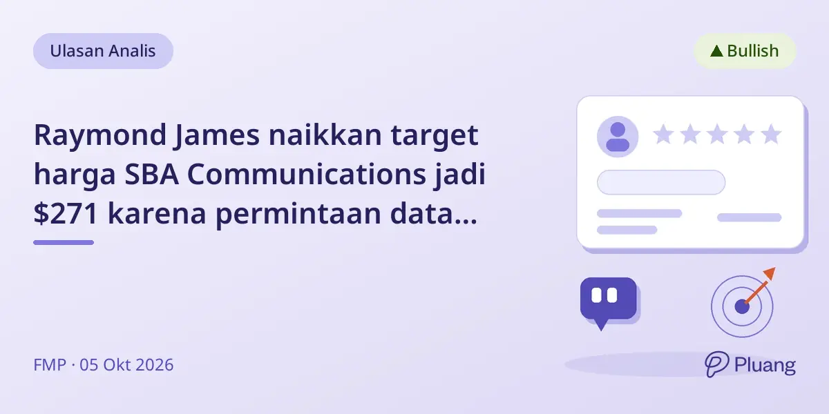 Raymond James naikkan target harga SBA Communications jadi $271 karena permintaan data seluler meningkat.