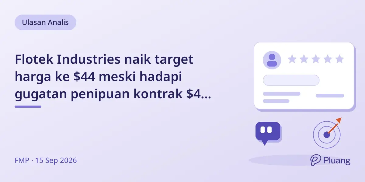 Flotek Industries naik target harga ke $44 meski hadapi gugatan penipuan kontrak $400 juta.