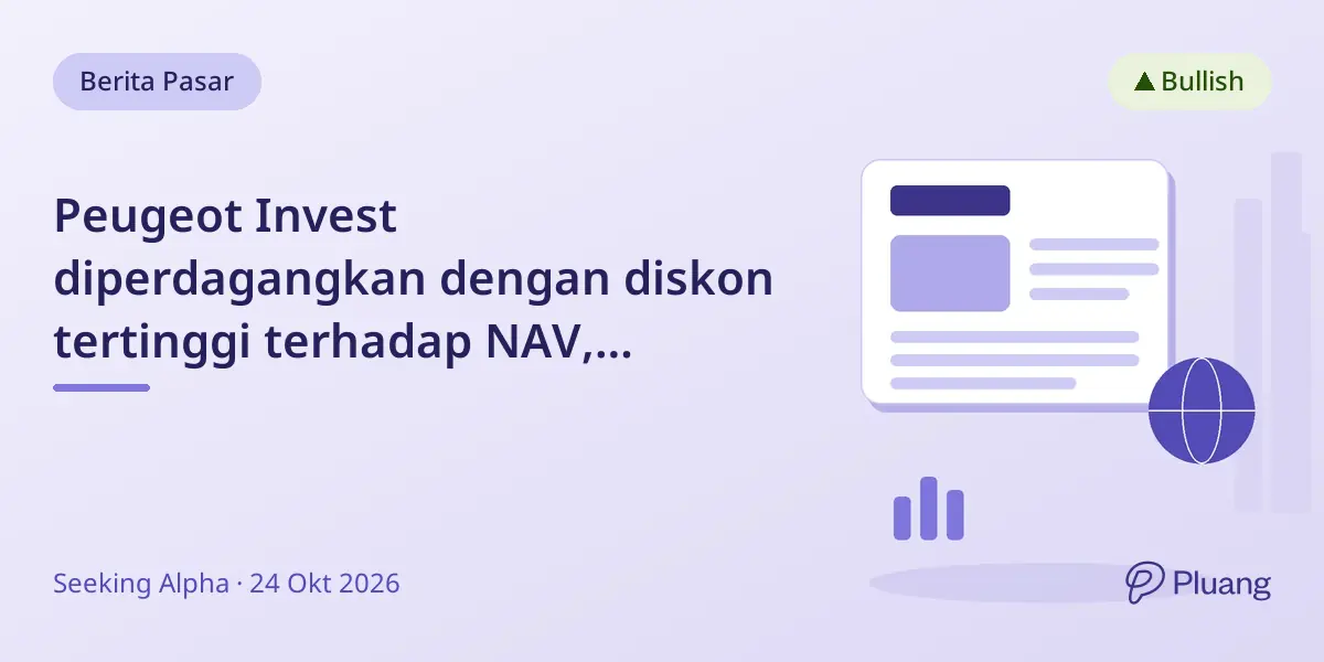 Peugeot Invest diperdagangkan dengan diskon tertinggi terhadap NAV, manajemen baru menjanjikan dan dividen kuat.