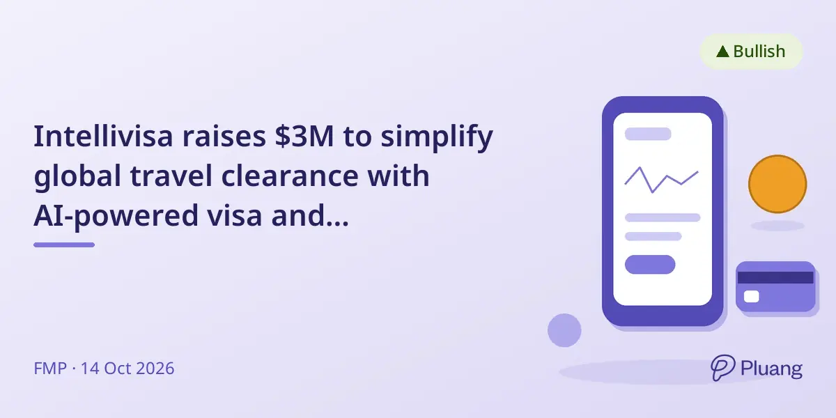 Intellivisa raises $3M to simplify global travel clearance with AI-powered visa and compliance platform.