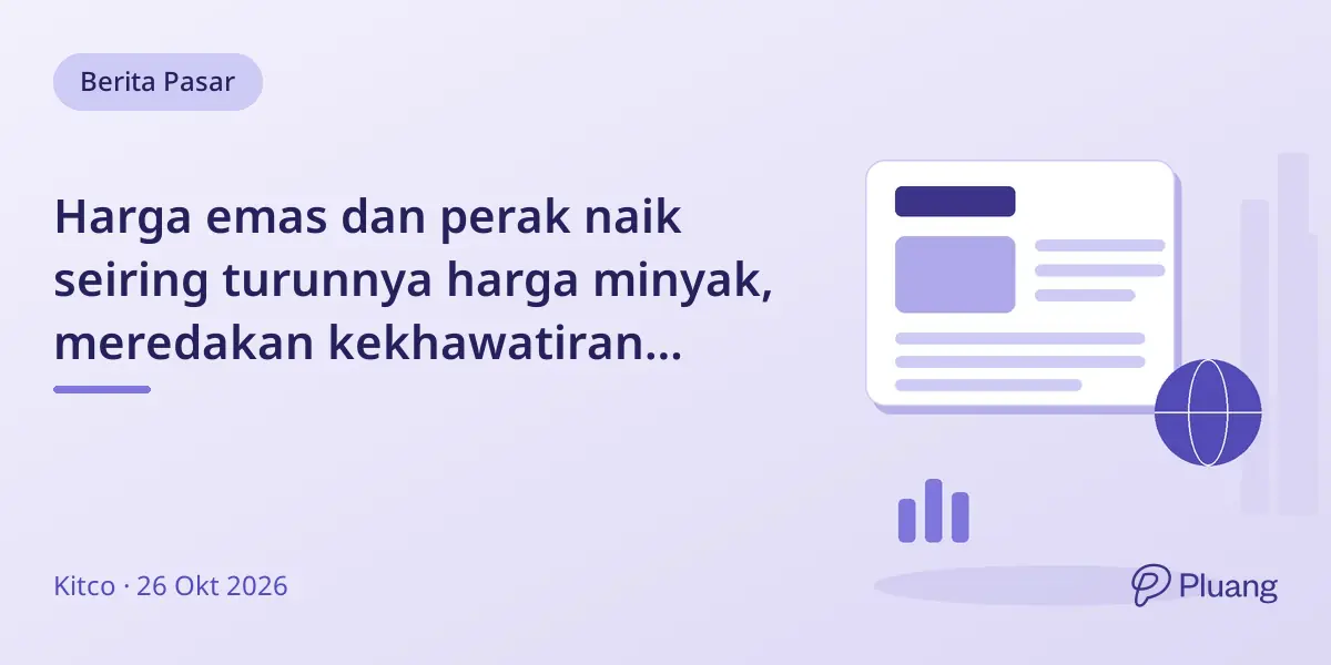 Harga emas dan perak naik seiring turunnya harga minyak, meredakan kekhawatiran inflasi jelang keputusan Fed.