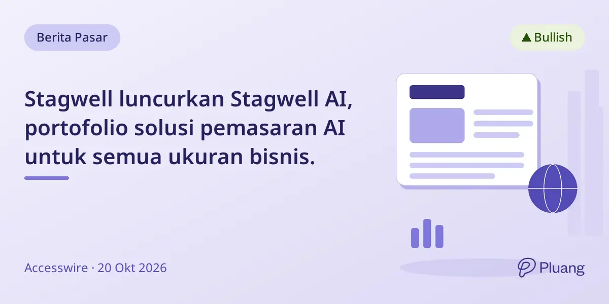Stagwell luncurkan Stagwell AI, portofolio solusi pemasaran AI untuk semua ukuran bisnis.