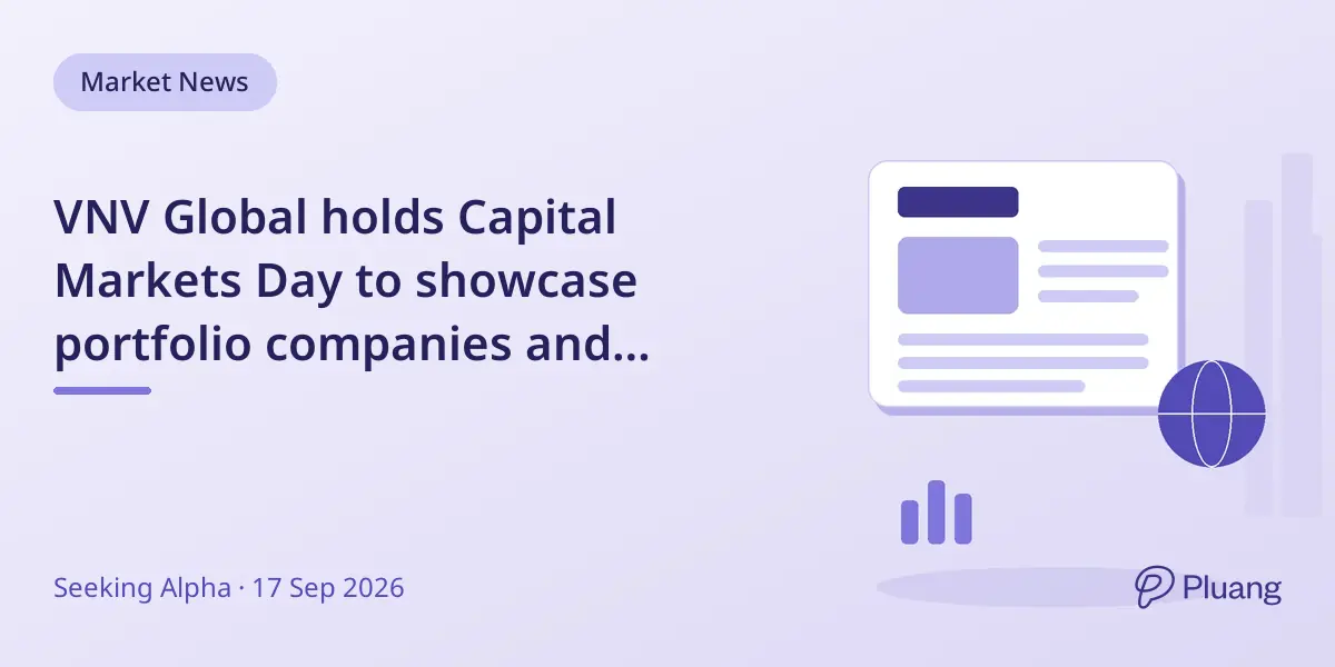 VNV Global holds Capital Markets Day to showcase portfolio companies and introduces new Chairman Lars-Åke Norling.