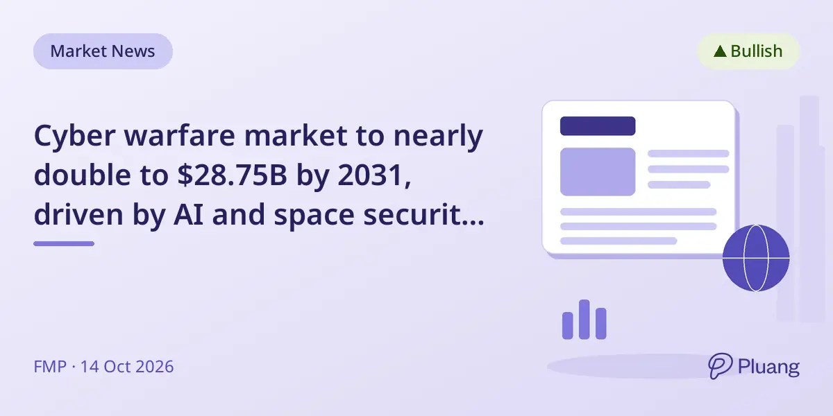 Cyber warfare market to nearly double to $28.75B by 2031, driven by AI and space security advances