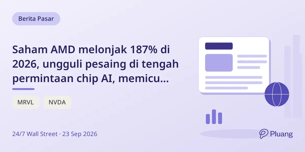 Saham AMD melonjak 187% di 2026, ungguli pesaing di tengah permintaan chip AI, memicu debat beli atau jual.