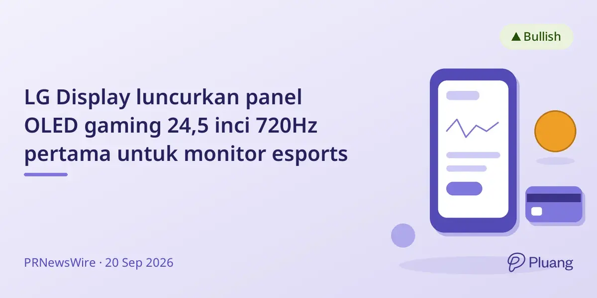 LG Display luncurkan panel OLED gaming 24,5 inci 720Hz pertama untuk monitor esports