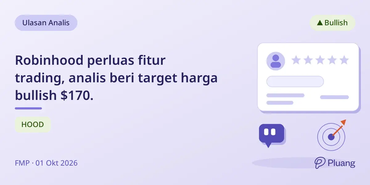 Robinhood perluas fitur trading, analis beri target harga bullish $170.