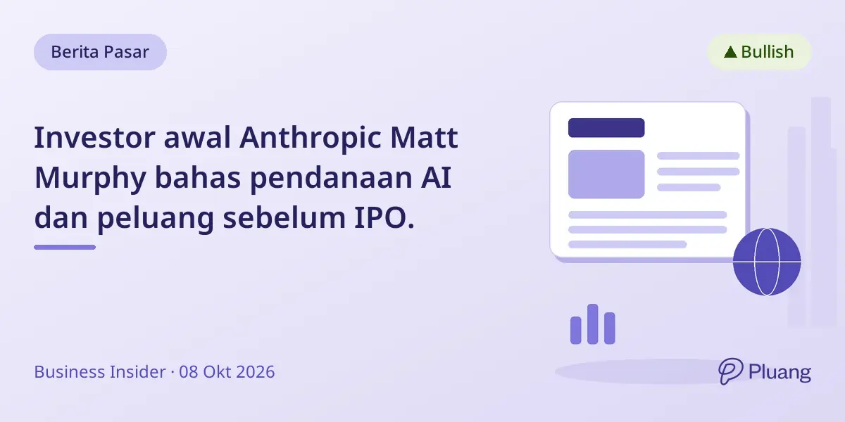 Investor awal Anthropic Matt Murphy bahas pendanaan AI dan peluang sebelum IPO.